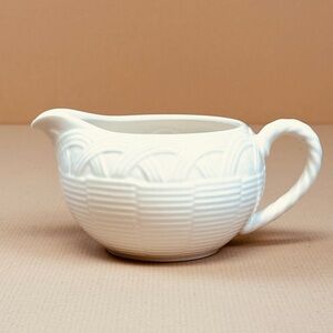 Mikasa Flower Basket White Creamer